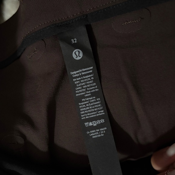 LULULEMON ATHLETICA Men’s Slim-Tapered Heavy Twill Trousers - Picture 13 of 16